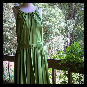 Pinup Couture. Harley dress in leaf green.